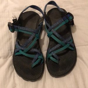 Blue/Green Chacos Women’s Size 9